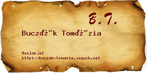 Buczák Tomázia névjegykártya